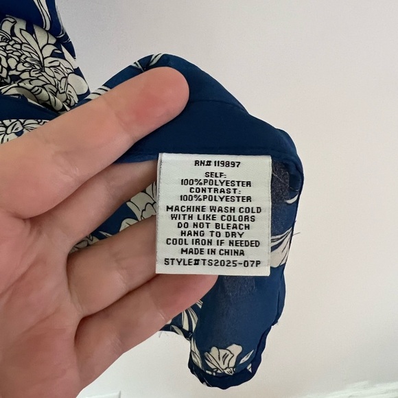 NWT Collective Concepts Stitch Fix‎ Keyhole Tank Rufio Tie Back Blouse - Picture 4 of 5